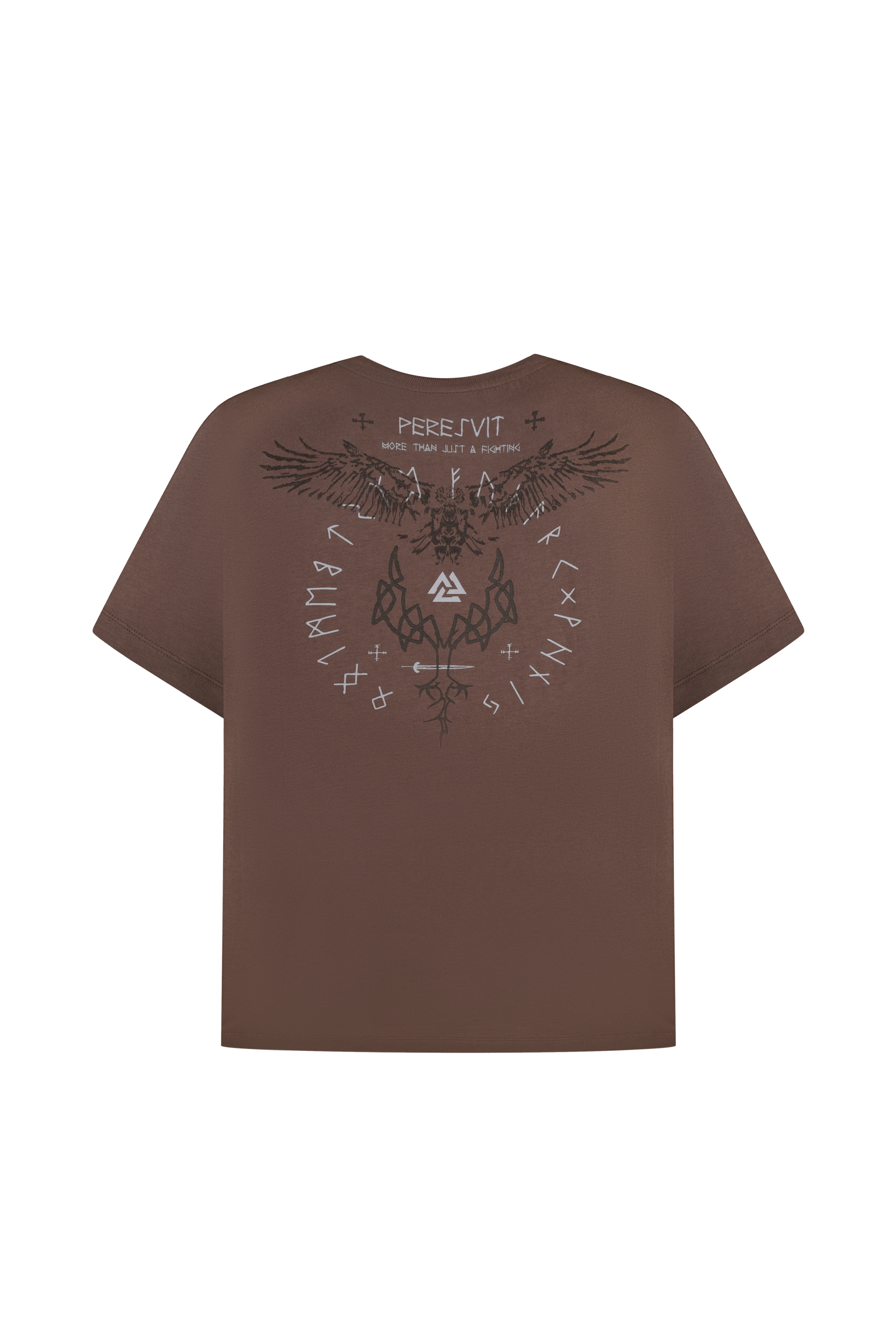 Peresvit Oversized Sacred Tree T-shirt Light Brown, Photo № 9